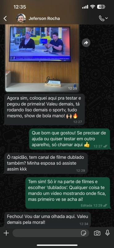 Feedback Cliente